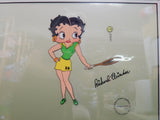 Betty Boop Cartoon Limited Edition Reproduction Cel