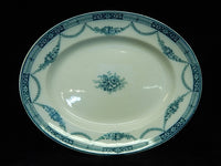 Simpson, Hancock & Sons Blue on White Platter