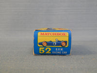 Matchbox Vintage BRM Racing Car No. 52