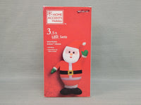 3.5 ft. Gemmy Airblown Inflatable LED "Santa Waving" by Home Accents - Like New!