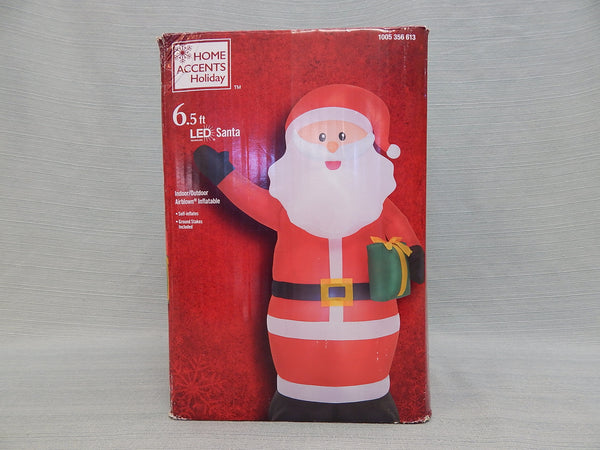 6.5 ft. "Santa" LED Inflatable LED by Home Accents - Like New!