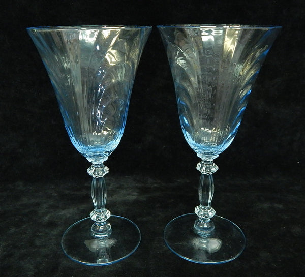 Cambridge Glass Caprice Wine Glasses - Set of 2