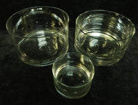 TAG Glass Co. Nesting Bowls - Set of 3
