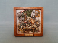 "Ruffians' Feast" Picturesque Tile by Harmony Kingdom - Very Good Condition
