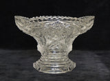 Elegant Cut Glass Compote