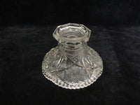 Elegant Cut Glass Compote