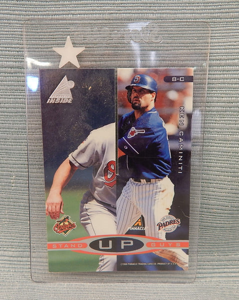 1998 Pinnacle Inside Stand-Up Guys Sample Card - Caminiti and Rolen