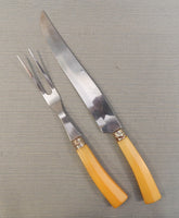 Vintage Bakelite Carving Set