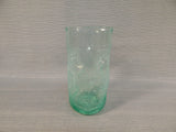 Pale Green Pinch Crackle Drinking Glasses - Set of 3