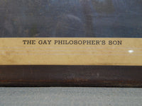 Henry Major " The Gay Philosopher's Son" Caricature Portrait