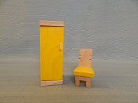 2004 Toys R Us Geoffrey Wood Doll House Furniture - Lot of 11 Pieces