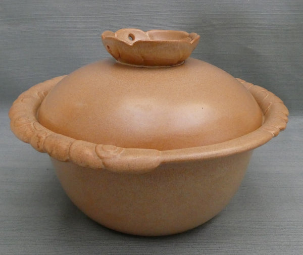 Frankoma Pottery Covered Baking Dish - Very Good Condition