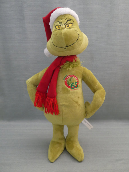 Dr. Seuss Grinch Plush Christmas Doll - Like New!