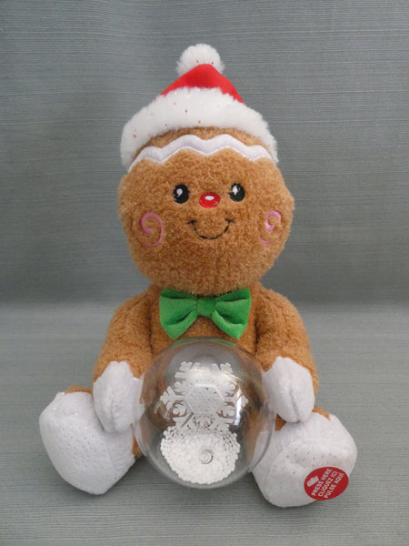 Animated Gingerbread Man Plush Toy - Like New!