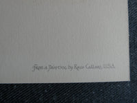 Rocco Callari United Nations First Day Issue Stamped Print, 1981