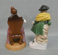 Postwar Japan Gentleman and Lady Figurines - Set of 2