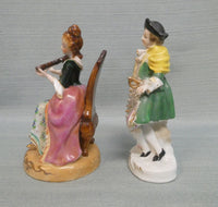 Postwar Japan Gentleman and Lady Figurines - Set of 2