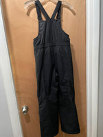 Lands End Kids Black Snow Ski Bib Suspender Overalls - Size 10